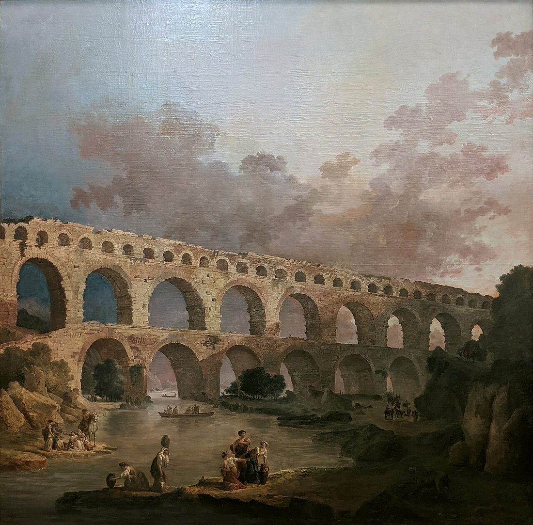 Le pont du Gard, en Gaule romaine