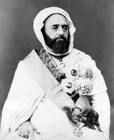 L’émir Abd el-Kader, photographie.