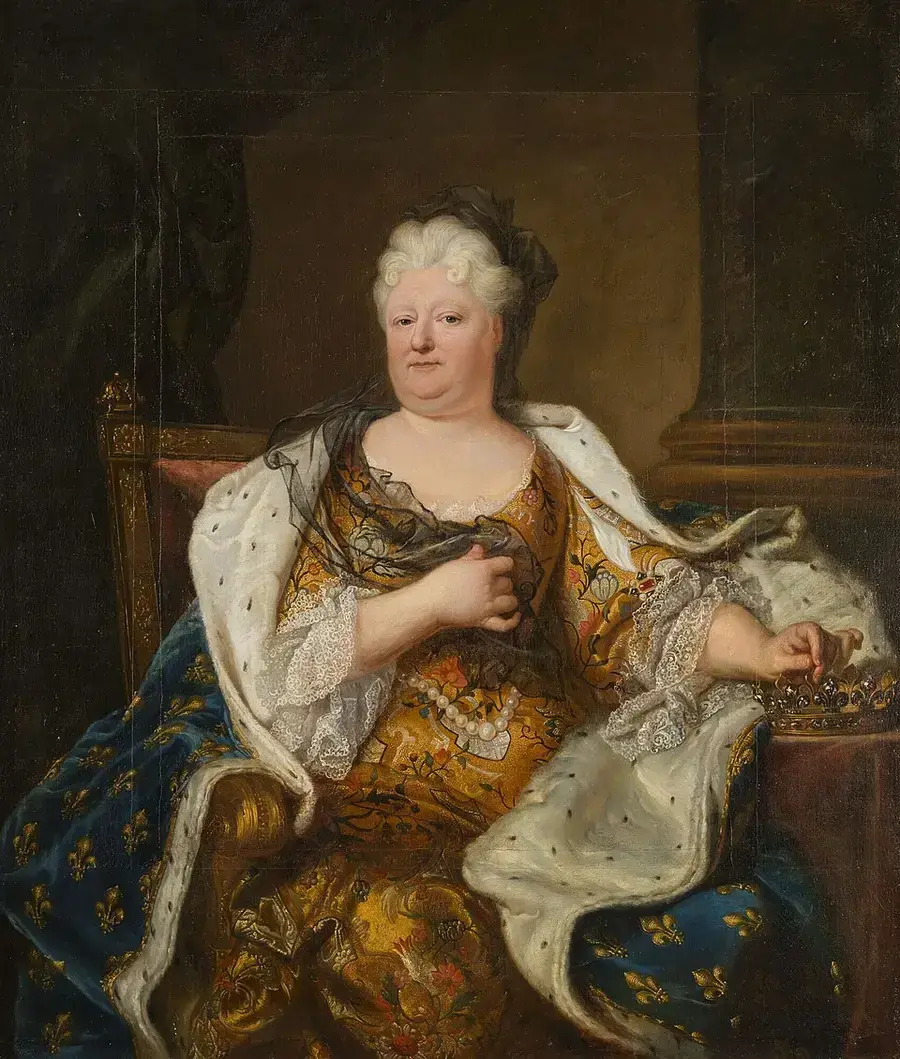 Portrait de la princesse Palatine par Hyacinthe Rigaud, 1713.
